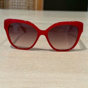 Kate Spade New York Chic Red Sunglasses
